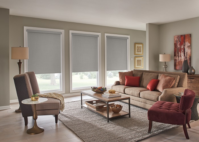 Màn cuốn phù hợp với phong cách Monochrome