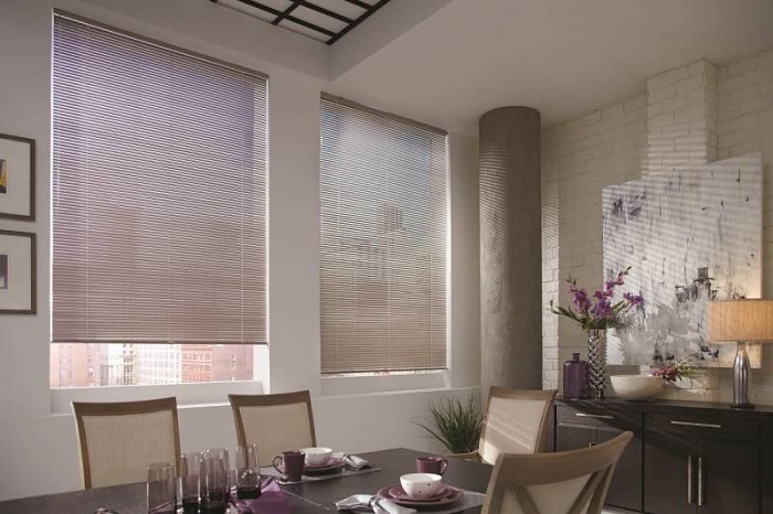 Màn nhôm có kiểu dáng gọn gàng