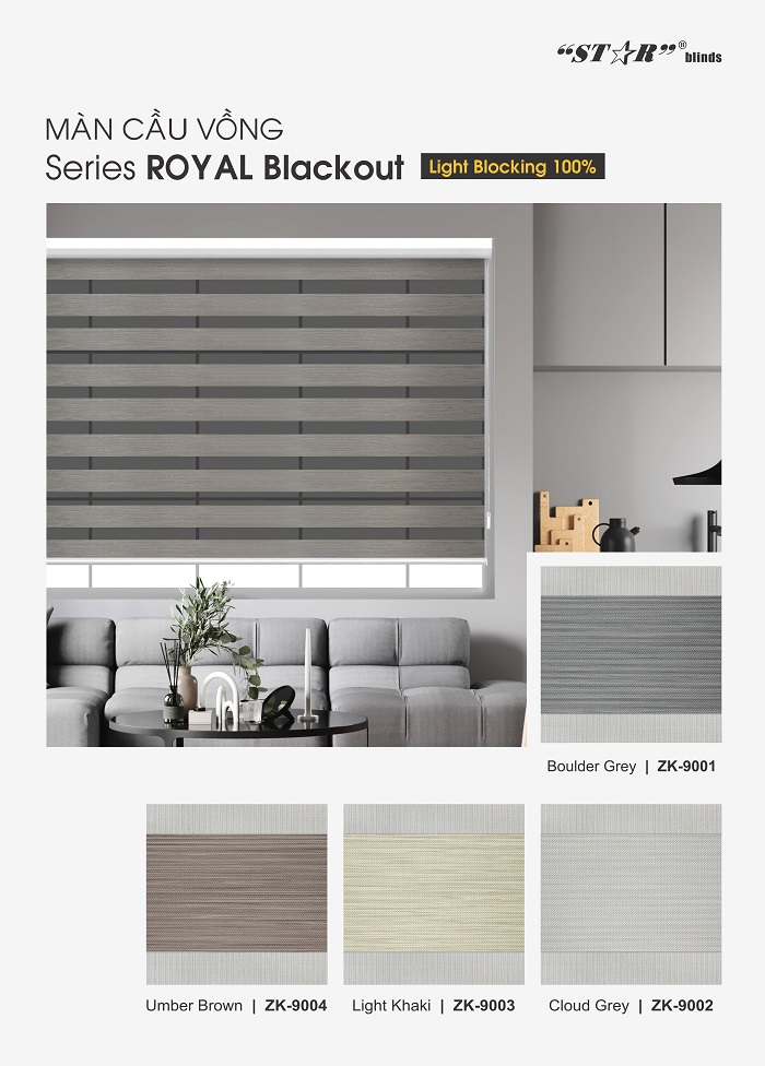 MÀN CẦU VỒNG ROYAL BLACKOUT 