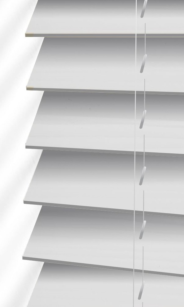 Màn Sáo Gỗ Màu Trắng